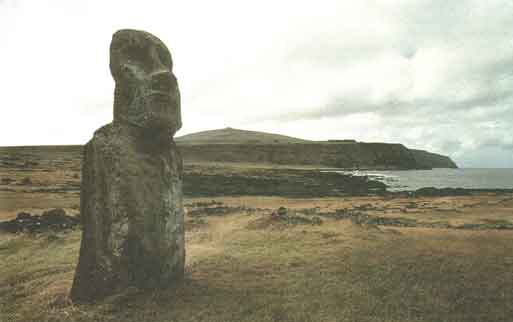 Скульптура острова Пасхи ...